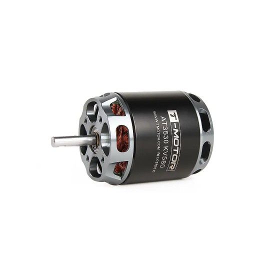 T-MOTOR AT3530 Long Shaft KV580 Brushless Electric Mini Generator Motor for RC Fixed Wing Aircraft